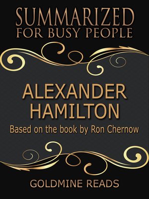 cover image of Alexander Hamilton--Summarized for Busy People